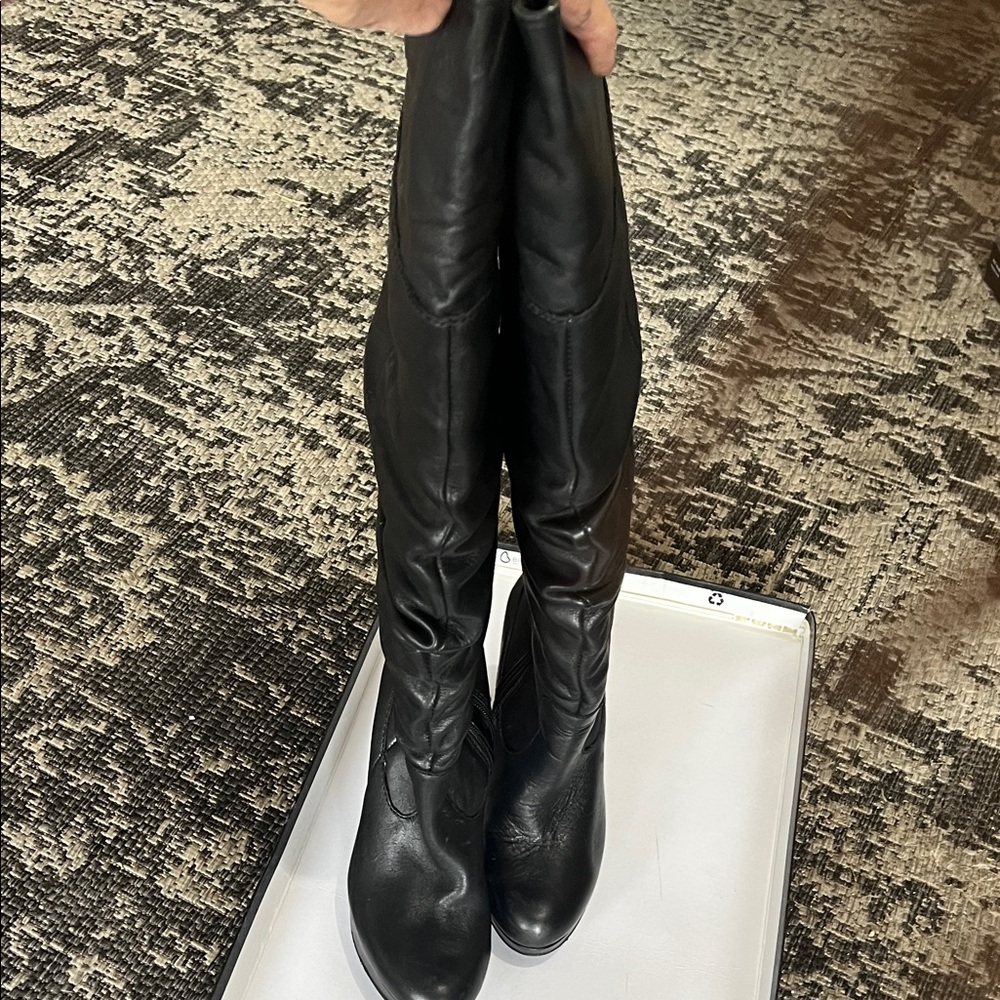 Jessica Simpson Black Over the Knee Boots
